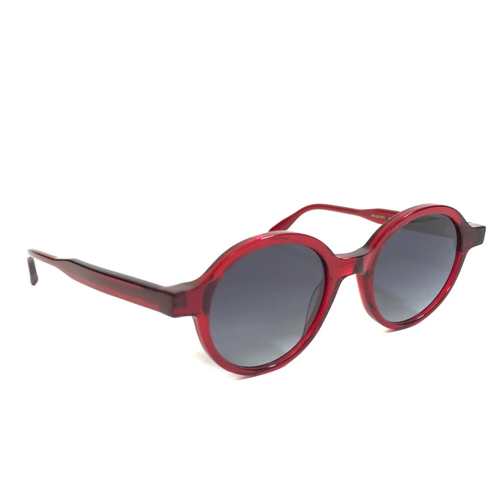 Gigi Studios Sunglasses AMALFI 6916/6 Clear Red Frames with Gray Gradient Lenses